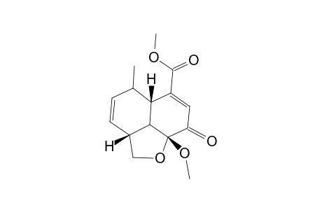 (2aR,5aS,8aR)-8a-Methoxy-5-methyl-8-oxo-2a,5,5a,8,8a,8b-hexahydro-2H-naphtho[1,8-bc]furan-6-carboxylic acid methyl ester