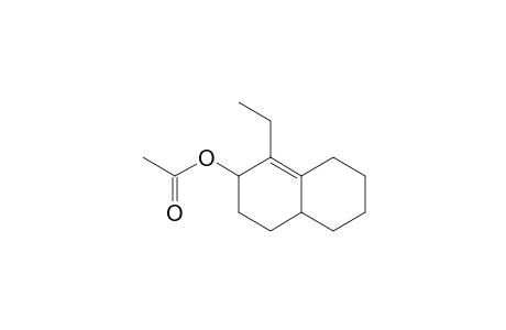 2-Ethyl-3-acetoxy-.delta.(1(2))-bicyclo[4.4.0]decene