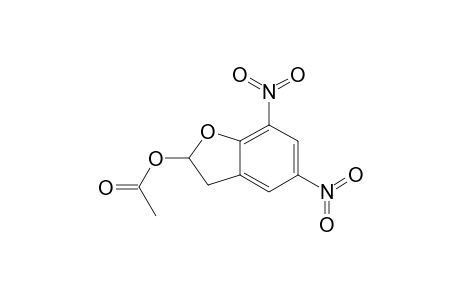 2-Benzofuranol, 2,3-dihydro-5,7-dinitro-, acetate (ester)