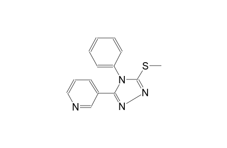 pyridine, 3-[5-(methylthio)-4-phenyl-4H-1,2,4-triazol-3-yl]-