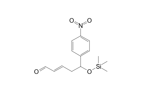5-(Trimethylsiloxy)-5-(4-nitrophenyl)pent-2-en-1-al