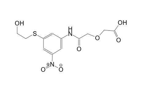 (2-{3-[(2-hydroxyethyl)sulfanyl]-5-nitroanilino}-2-oxoethoxy)acetic acid
