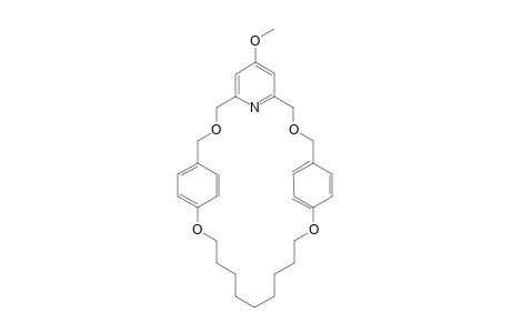 4(5)-Methoxy-3,7,10,20-tetraoxa-1,9(1,4)-dibenzena-5(2,6)-pyridinaeicosaphan