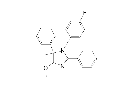 1H-Imidazole, 1-(4-fluorophenyl)-4,5-dihydro-4-methoxy-5-methyl-2,5-diphenyl-