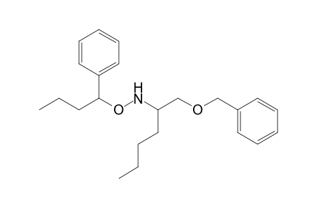 1-(Benzyloxy)-N-(1'-phenylbutoxy)-2-hexylamine