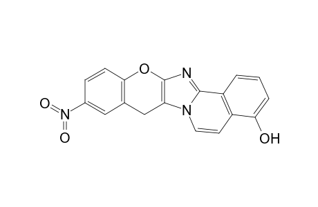 4-Hydroxy-10-nitro-8H-chromeno[2',3':4,5]imidazo[2,1-a]-isoquinoline