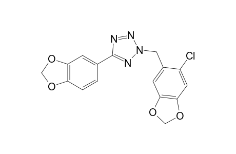 2H-1,2,3,4-Tetrazole, 5-(1,3-benzodioxol-5-yl)-2-[(6-chloro-1,3-benzodioxol-5-yl)methyl]-
