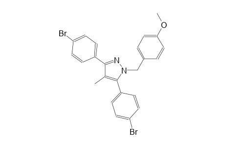 3,5-bis(4-bromophenyl)-1-(4-methoxybenzyl)-4-methyl-1H-pyrazole