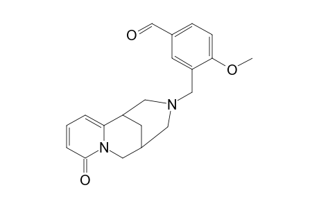 3,11-Diazatricyclo[7.3.1.0(3,8)]trideca-5,7-dien-4-one, 11-(5-formyl-2-methoxybenzyl)-