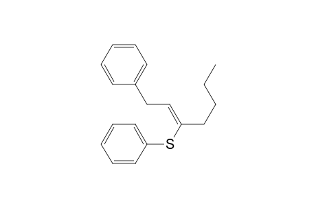 (Z)-1-Phenyl-3-(phenylthio)-2-heptene