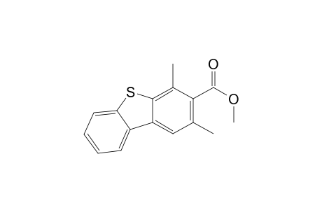 3-Dibenzothiophenecarboxylic acid, 2,4-dimethyl-, methyl ester