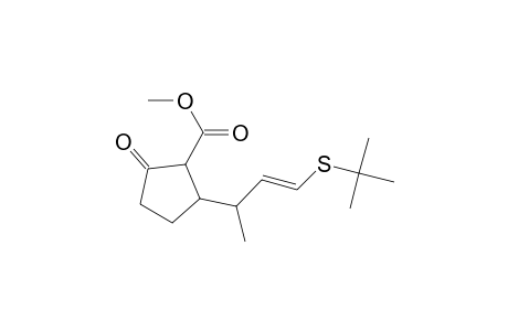 Methyl [1RS,1'RS,2RS,2'E]-2-[3'-(t-butylthio)-1'-methylprop-2'-enyl]-5-oxocyclopentane-1-carboxylate