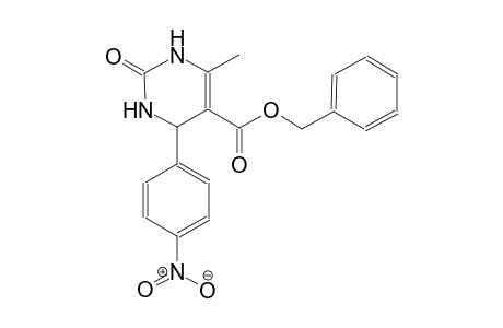 5-pyrimidinecarboxylic acid, 1,2,3,4-tetrahydro-6-methyl-4-(4-nitrophenyl)-2-oxo-, phenylmethyl ester