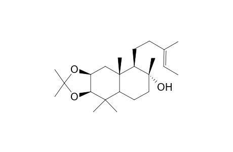 2-beta,3-beta-Dihydroxylabd-13-ene - dimethylacetal