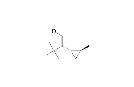 Cyclopropane, 1-[2,2-dimethyl-1-(methylene-D)propyl]-2-methyl-, [1S-[1.alpha.(Z),2.beta.]]-