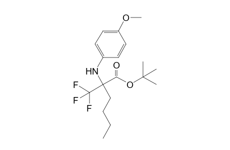 2-(4-Methoxyanilino)-2-(trifluoromethyl)hexanoic acid tert-butyl ester