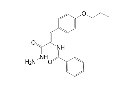 Benzamide, N-[1-(hydrazinocarbonyl)-2-(4-propoxyphenyl)ethenyl]-
