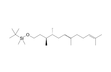 tert-butyl-dimethyl-[(3S,4R)-3,4,7,11-tetramethyldodeca-6,10-dienoxy]silane