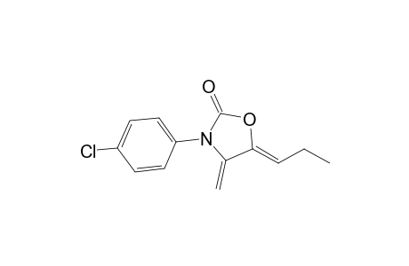 (5Z)-3-(4-chlorophenyl)-4-methylene-5-propylidene-2-oxazolidinone