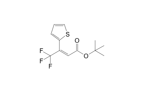 (Z)-4,4,4-trifluoro-3-(2-thienyl)but-2-enoic acid tert-butyl ester