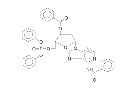 3'-BENZOYL-2'-DEOXY-N4-BENZOYLADENOSINE-5'-DIPHENYLPHOSPHATE