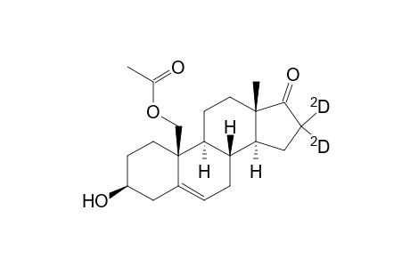 16,16-dideuterio-19-acetoxy-3.beta.-hydroxyandrost-5-en-17-one
