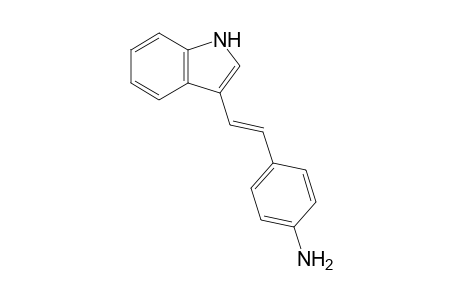3-[2-(4-Aminophenyl)ethenyl]indole