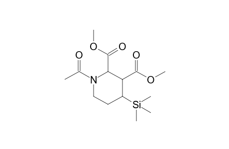 N-Acetyl-2,3-dicarbomethoxy-4-trimethylsilylpiperidine