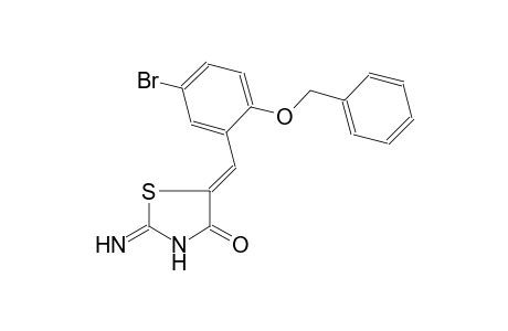 (5Z)-5-[2-(benzyloxy)-5-bromobenzylidene]-2-imino-1,3-thiazolidin-4-one