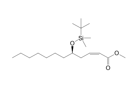 Methyl (R,Z)-5-(tert-Butyldimethylsiloxy)dodec-2-enoate