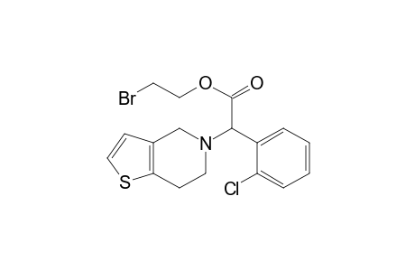 2-(2-Chlorophenyl)-2-(4,5,6,7-tetrahydrothieno[3,2-c]pyridin-5(4H)-yl)acetic acid(2-bromoethanol)ester