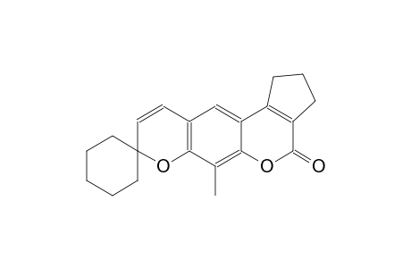 6'-methyl-2',3'-dihydrospiro[cyclohexane-1,8'-cyclopenta[c]pyrano[3,2-g]chromen]-4'(1'H)-one