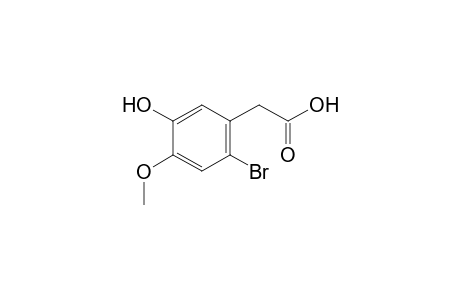 2-(2-Bromo-5-hydroxy-4-methoxyphenyl)acetic acid