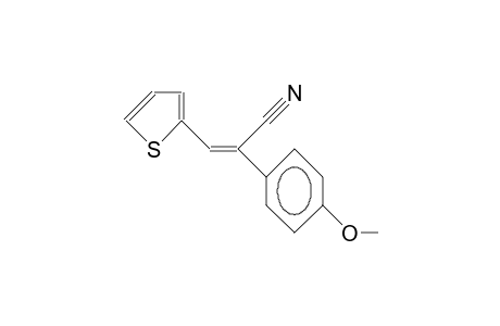 2-(4-Methoxy-phenyl)-cis-3-(2-thienyl)-acrylonitrile