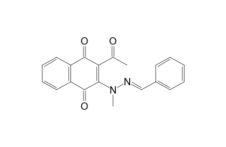 2-Acetyl-3-(N'-benzylidene-N-methylhydrazino)[1,4]naphthoquinone