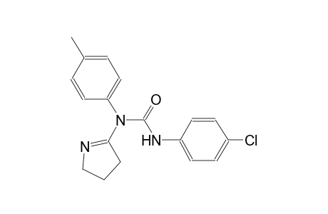 N'-(4-chlorophenyl)-N-(3,4-dihydro-2H-pyrrol-5-yl)-N-(4-methylphenyl)urea