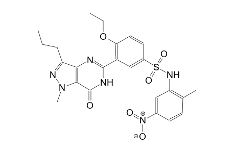 4-ethoxy-N-(2-methyl-5-nitrophenyl)-3-(1-methyl-7-oxo-3-propyl-6,7-dihydro-1H-pyrazolo[4,3-d]pyrimidin-5-yl)benzenesulfonamide