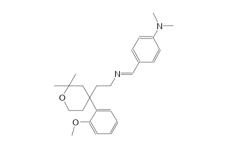 2H-pyran-4-ethanamine, N-[(E)-[4-(dimethylamino)phenyl]methylidene]tetrahydro-4-(2-methoxyphenyl)-2,2-dimethyl-