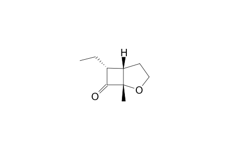 ENDO-6-ETHYL-1-METHYL-2-OXABICYCLO-[3.2.0]-HEPTAN-7-ONE