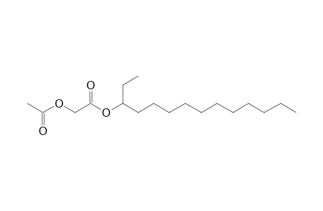 Acetoxyacetic acid, 3-tetradecyl ester