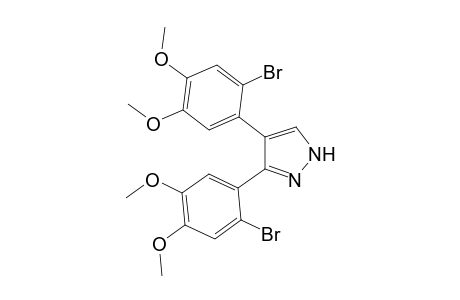3(5),4-Bis(2-bromo-4,5-dimethoxyphenyl)pyrazole
