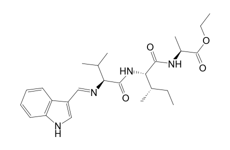L-Alanine, N-[N-[N-(1H-indol-3-ylmethylene)-L-valyl]-L-isoleucyl]-, ethyl ester