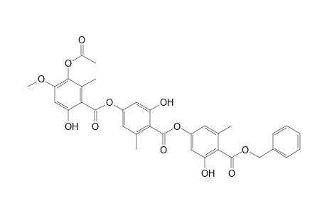 benzyl 5-O-acetyl-4-O-methylhiasciate