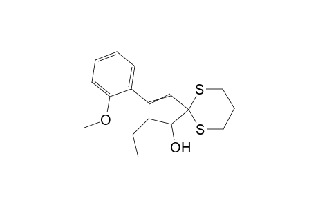 1-(2-(2-methoxystyryl)-1,3-dithian-2-yl)butan-1-ol