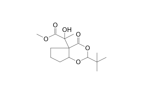 Methyl 2-(2-tert-butyl-4-oxotetrahydrocyclopenta[d][1,3]dioxin-4a(4H)-yl)-2-hydroxypropanoate