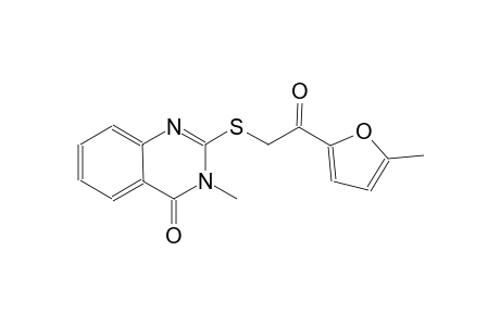 4(3H)-quinazolinone, 3-methyl-2-[[2-(5-methyl-2-furanyl)-2-oxoethyl]thio]-