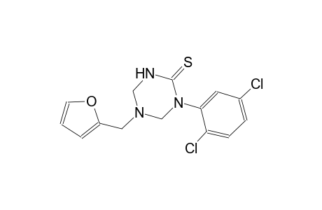 1-(2,5-dichlorophenyl)-5-(2-furylmethyl)tetrahydro-1,3,5-triazine-2(1H)-thione