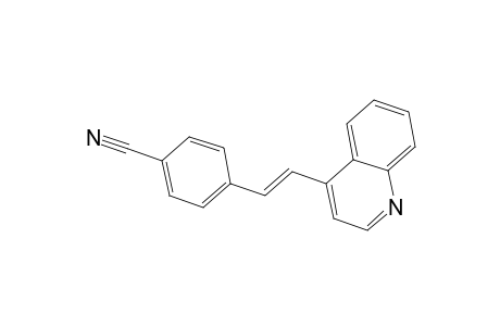 Benzonitrile, 4-[2-(4-quinolinyl)ethenyl]-, (E)-