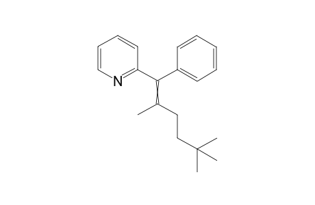 2-(2,5,5-trimethyl-1-phenylhex-1-enyl)pyridine