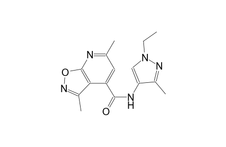 isoxazolo[5,4-b]pyridine-4-carboxamide, N-(1-ethyl-3-methyl-1H-pyrazol-4-yl)-3,6-dimethyl-